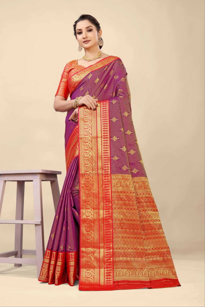 MS New Gola Tissue 2 Weaving Silk Sarees Catalog